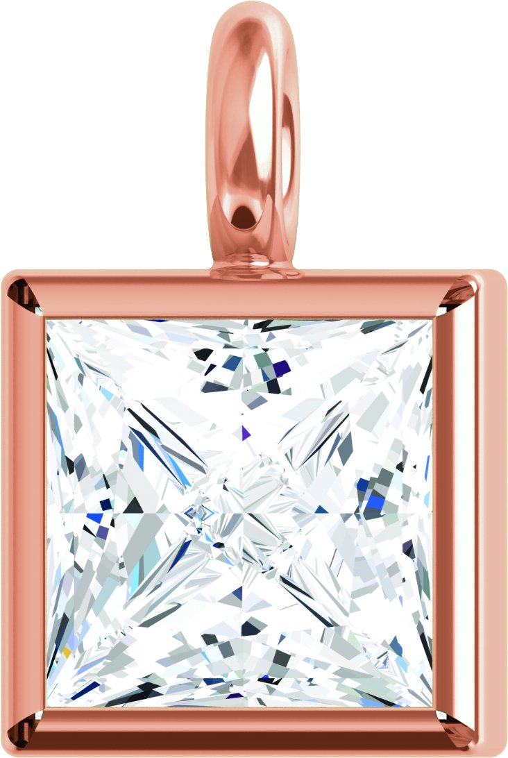 Bezel-Set Dangle