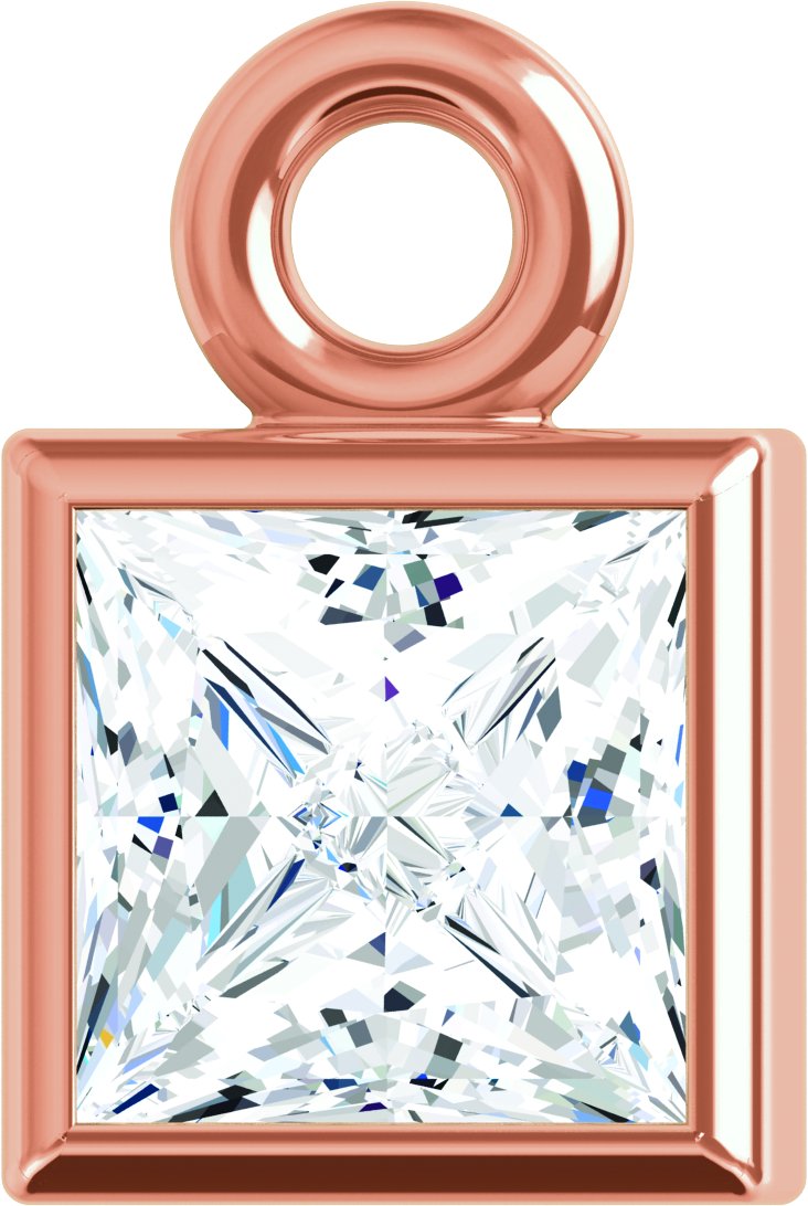 Bezel-Set Dangle