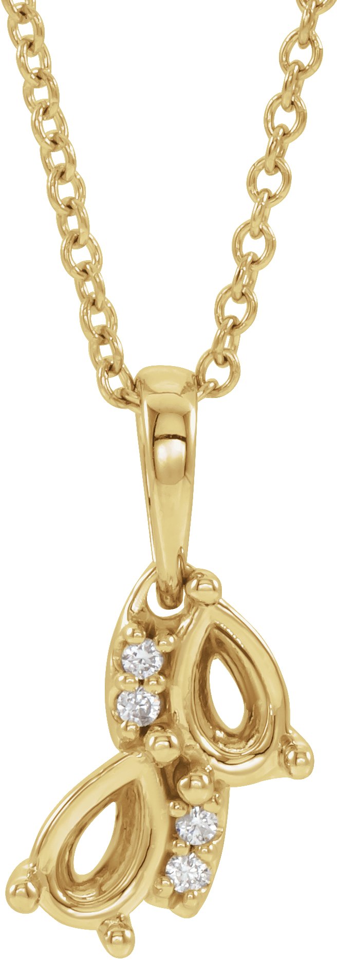 Accented Family Necklace or Pendant
