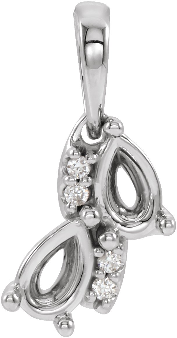 Accented Family Necklace or Pendant