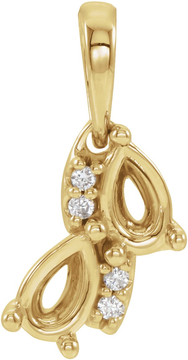 Accented Family Necklace or Pendant