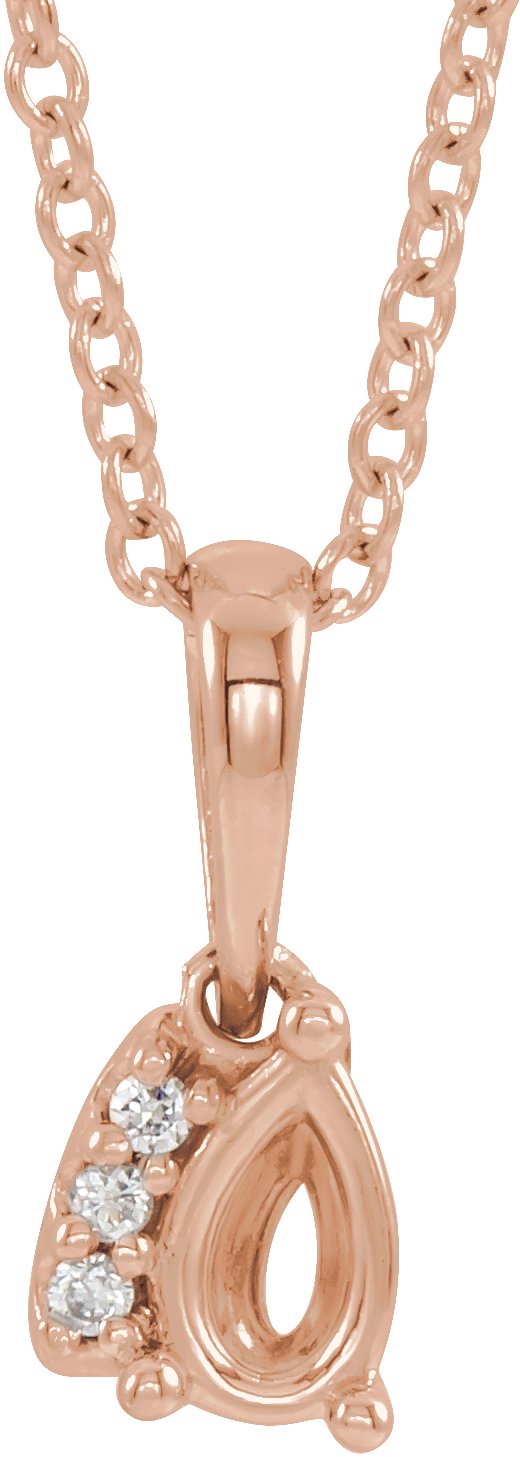Accented Family Necklace or Pendant