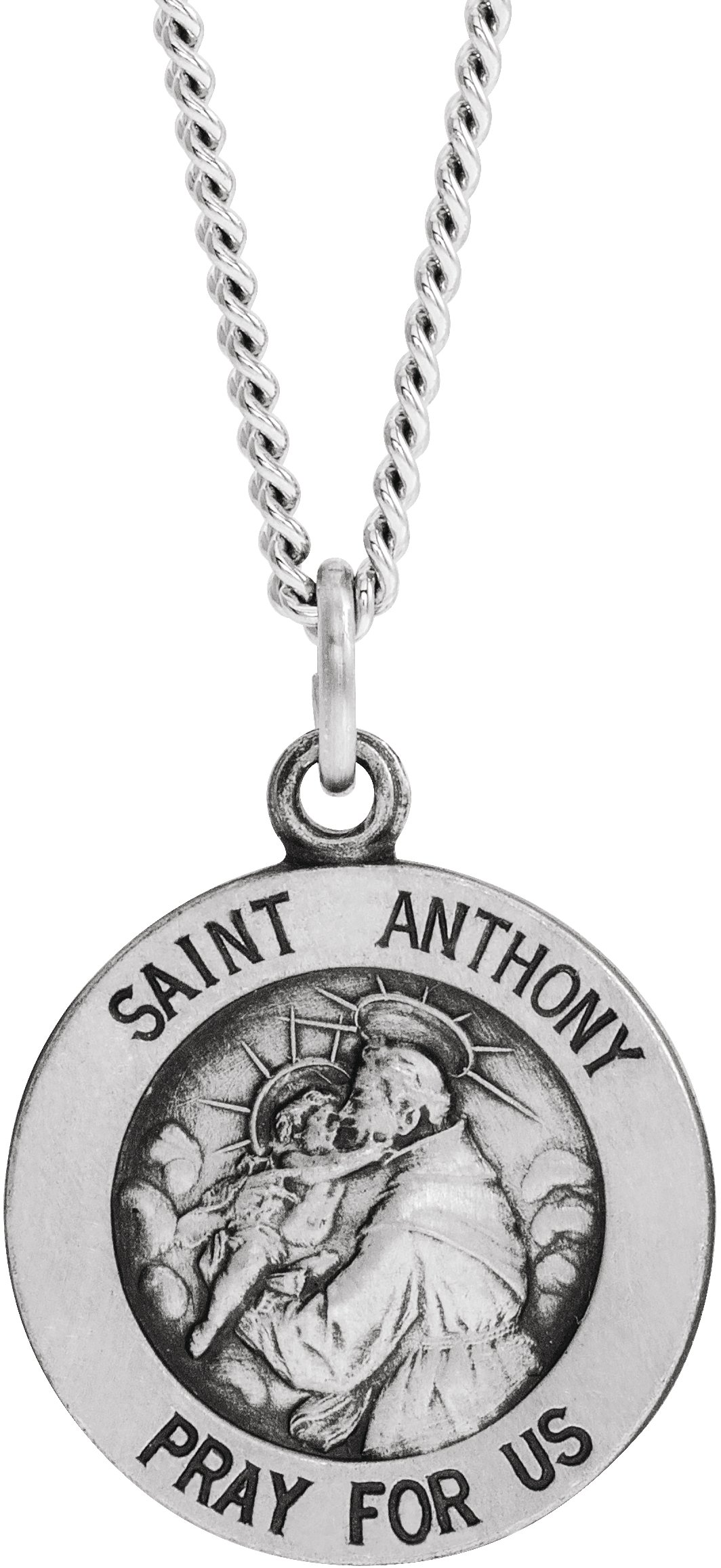 St. Anthony Medal Necklace or Pendant