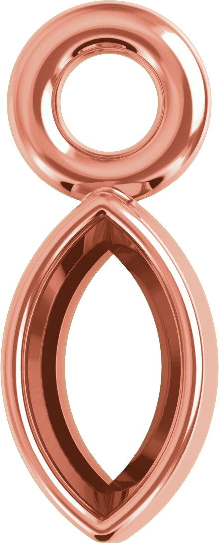 Bezel-Set Dangle