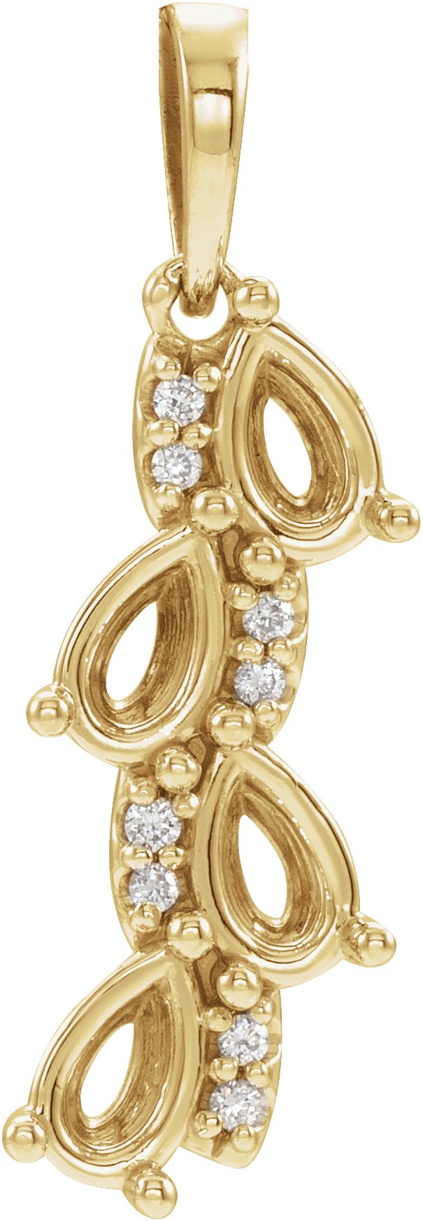 Accented Family Necklace or Pendant