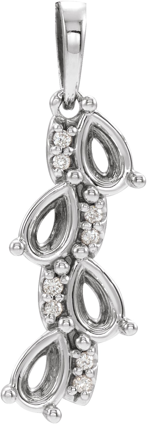 Accented Family Necklace or Pendant