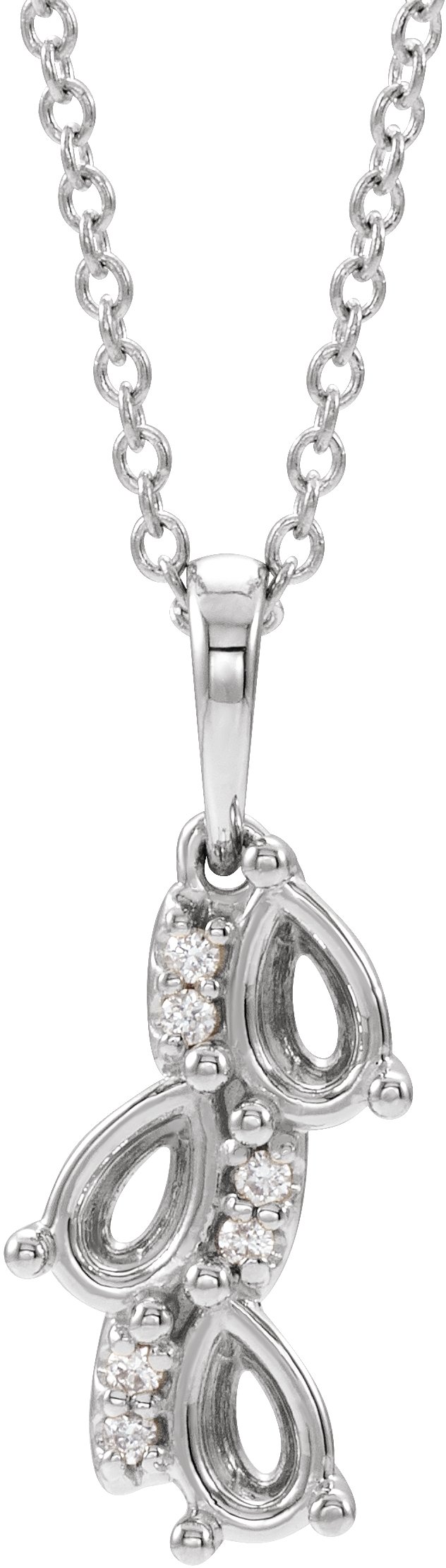 Accented Family Necklace or Pendant
