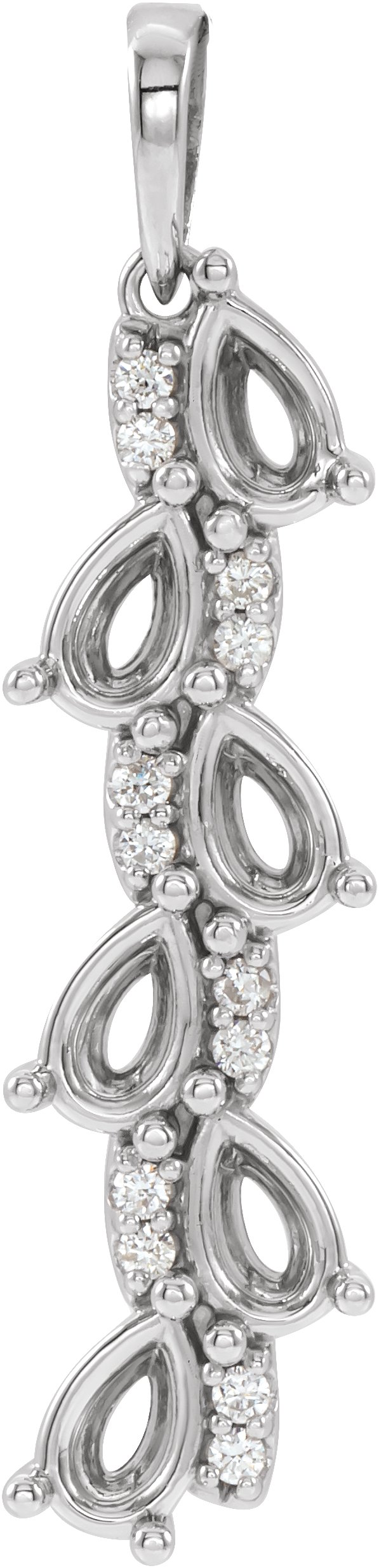 Accented Family Necklace or Pendant