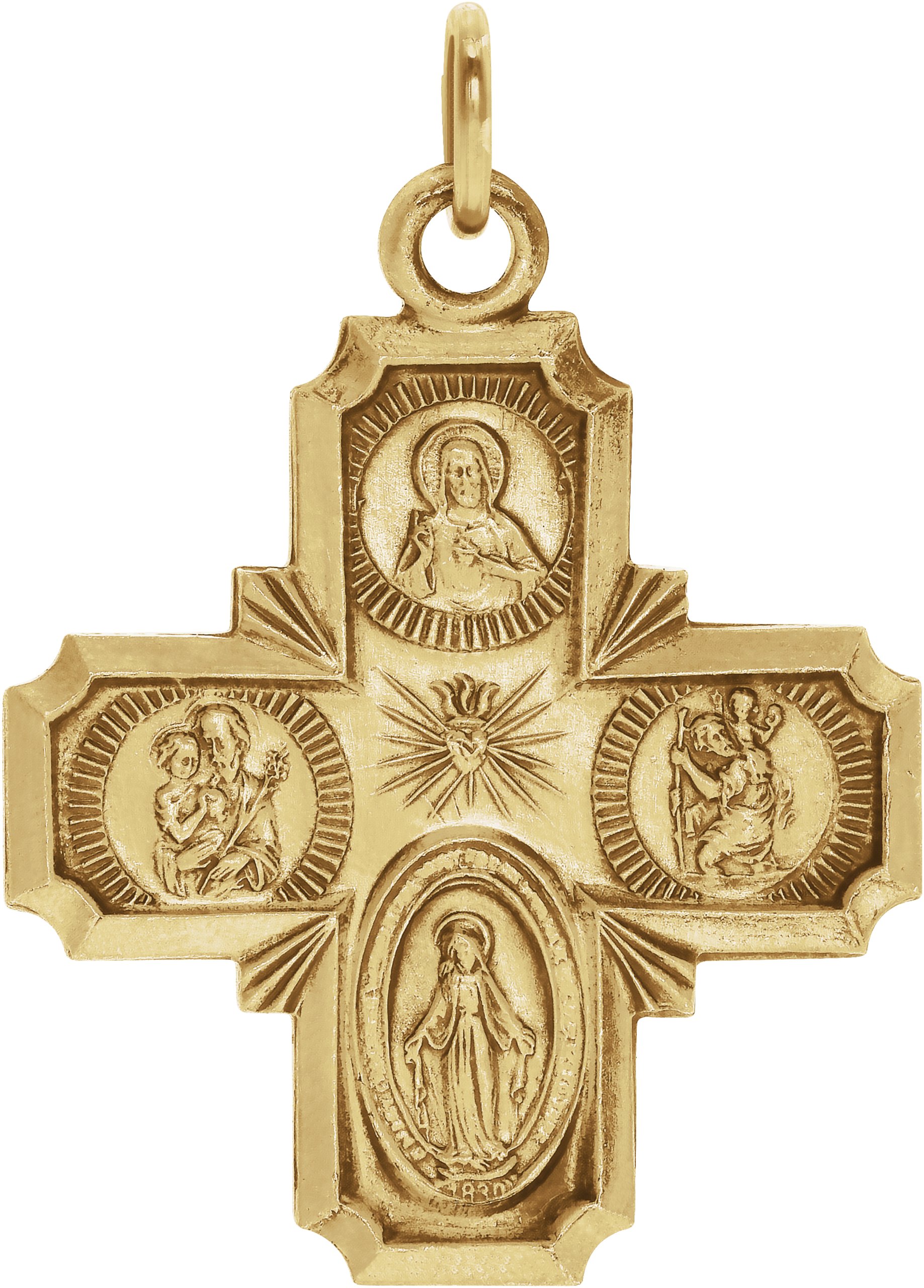 Religious Fashion | Four-Way Cross Medal