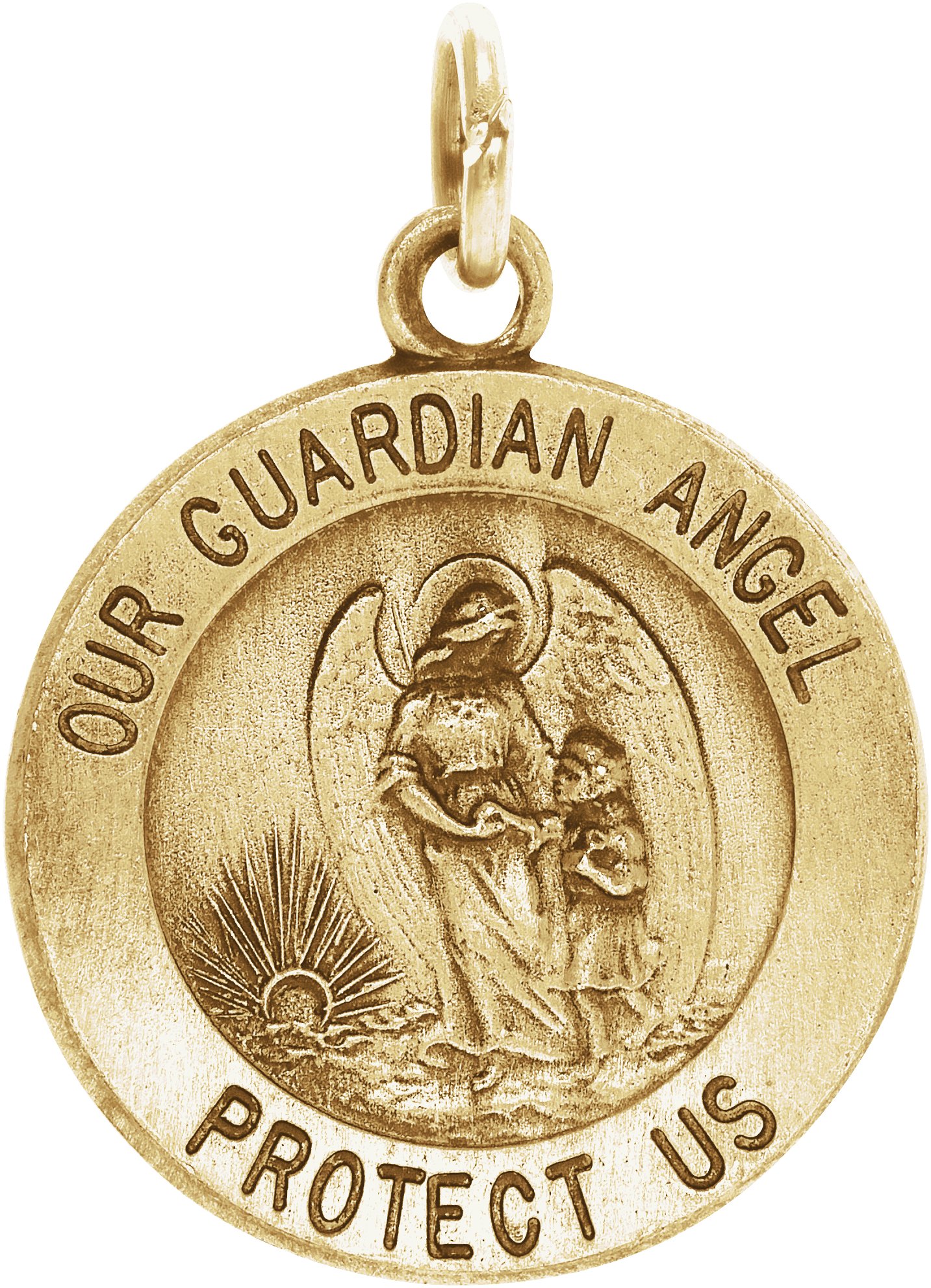 Guardian Angel Medal Necklace or Pendant