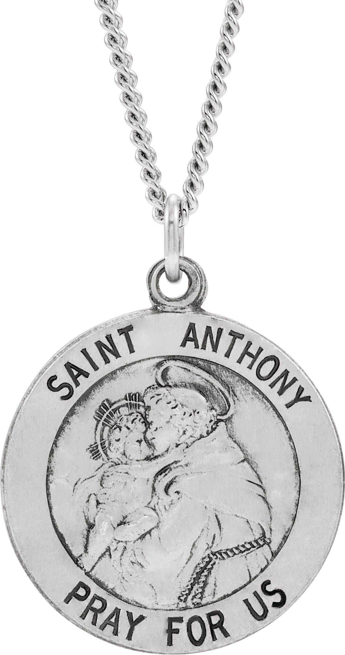 St. Anthony Medal Necklace or Pendant