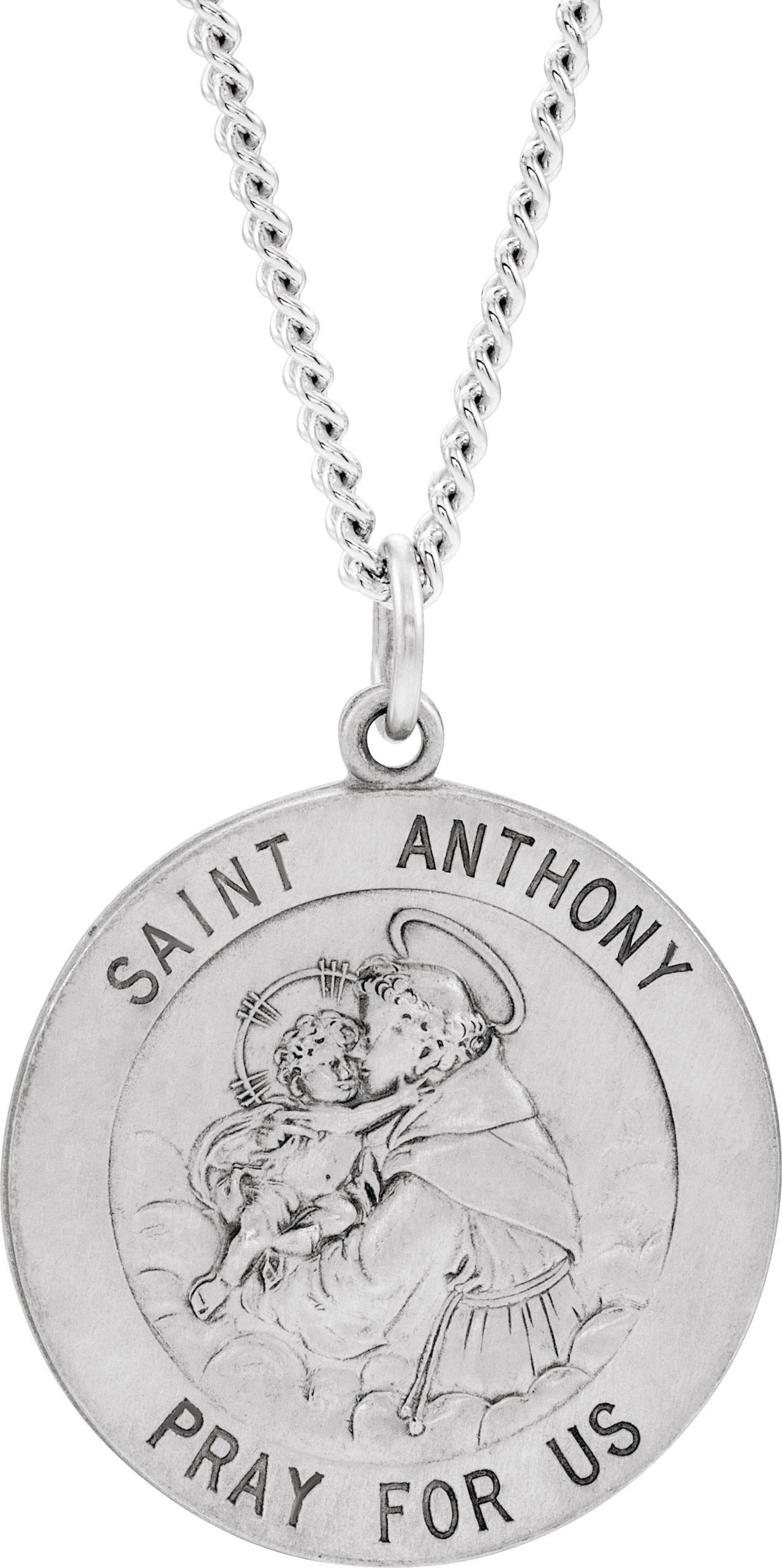 St. Anthony Medal Necklace or Pendant