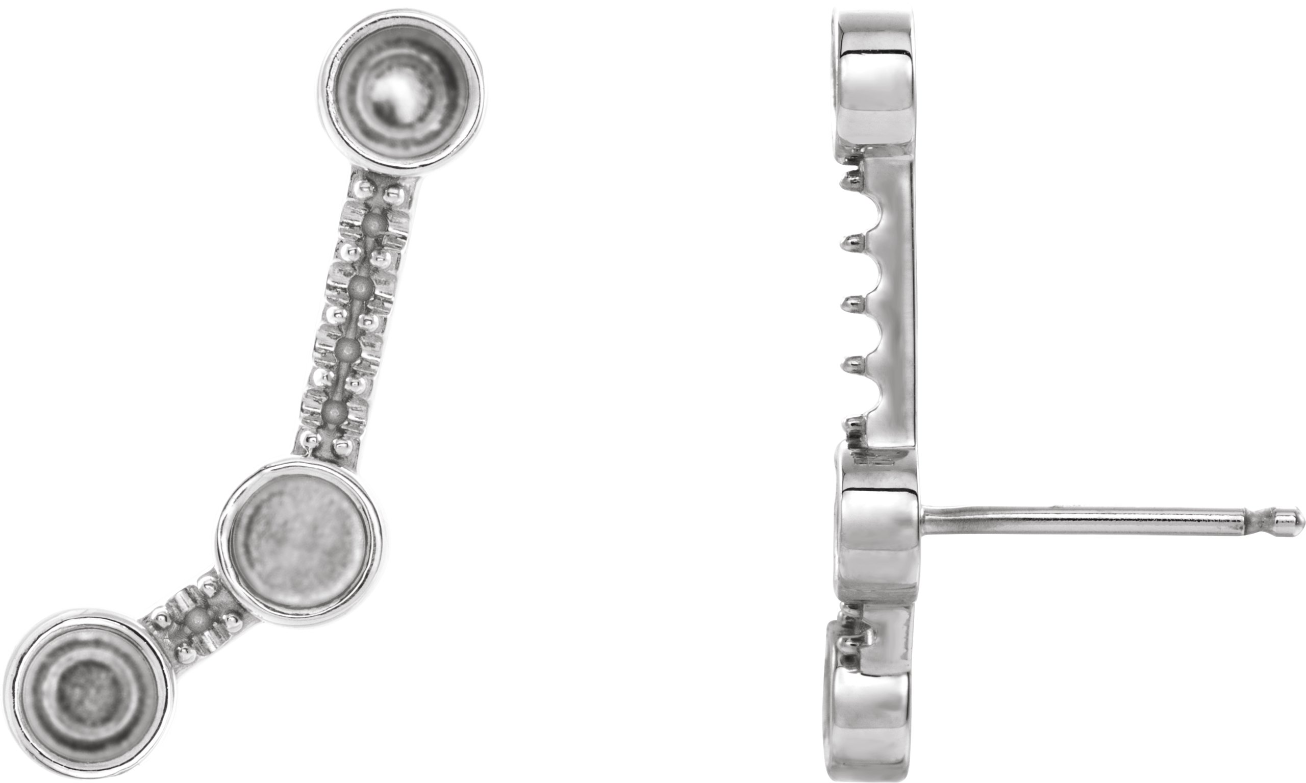 Scattered Cabochon Ear Climbers