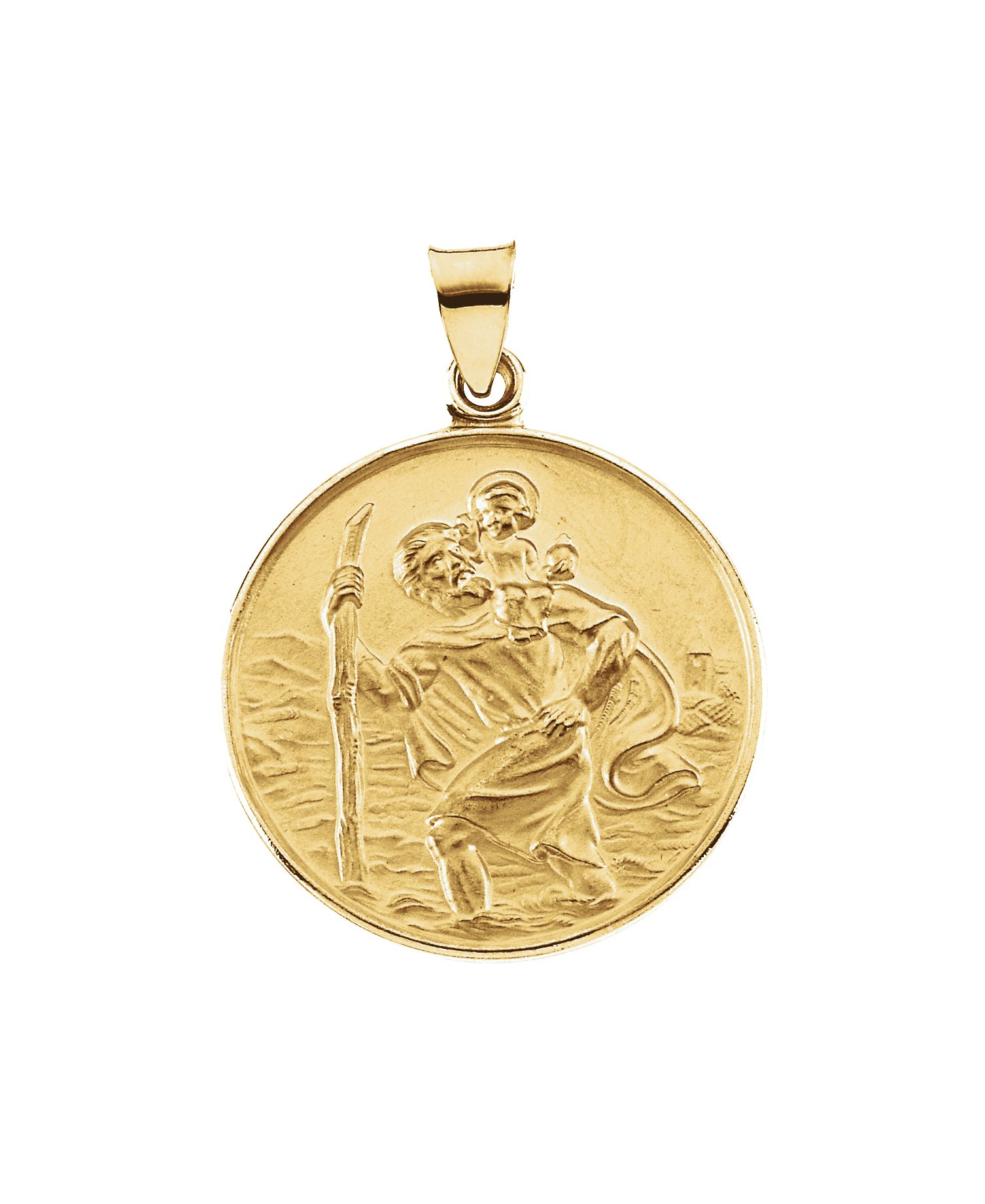 St. Christopher Medal 18K Yellow Gold Ref 492883