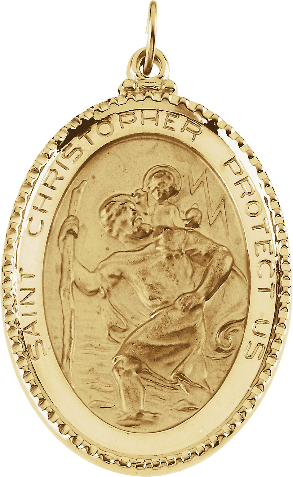 St. Christopher Medal 39 x 26mm Ref 457710