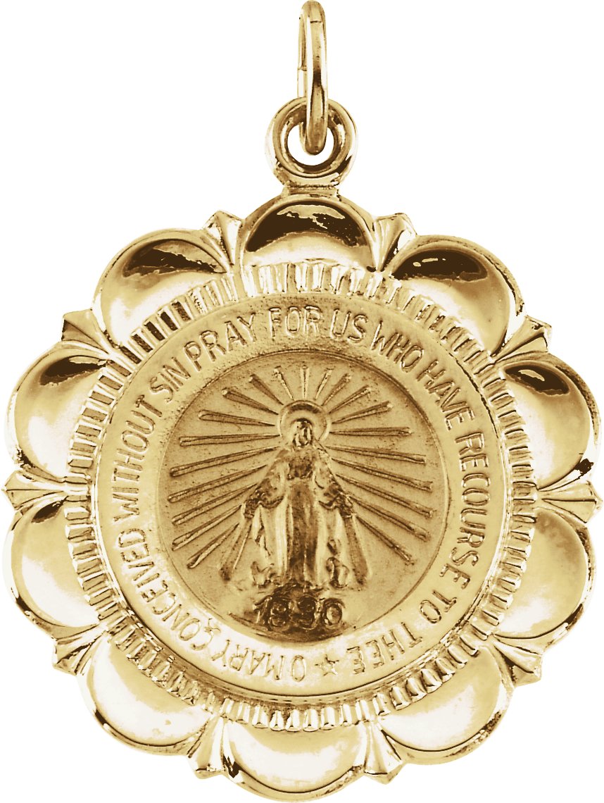 Miraculous Medal 25 x 21mm Ref 816506