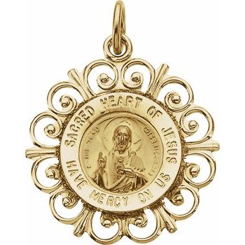 Sacred Heart of Jesus Medal 18.5mm Ref 714076