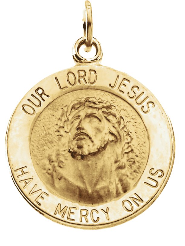 Round Our Lord Jesus Medal 18.25mm Ref 494662