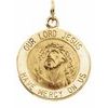 Round Our Lord Jesus Medal 18.25mm Ref 494662