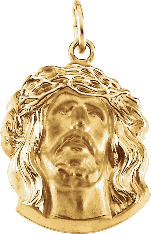 Face of Jesus Pendant 19 x 14mm Ref 458479