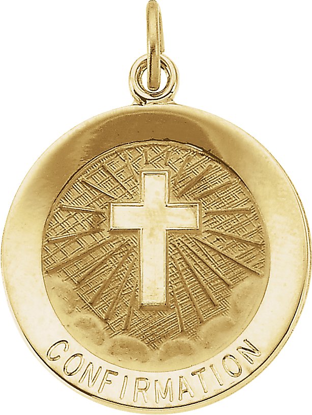 Confirmation Medal with Cross Ref 318002