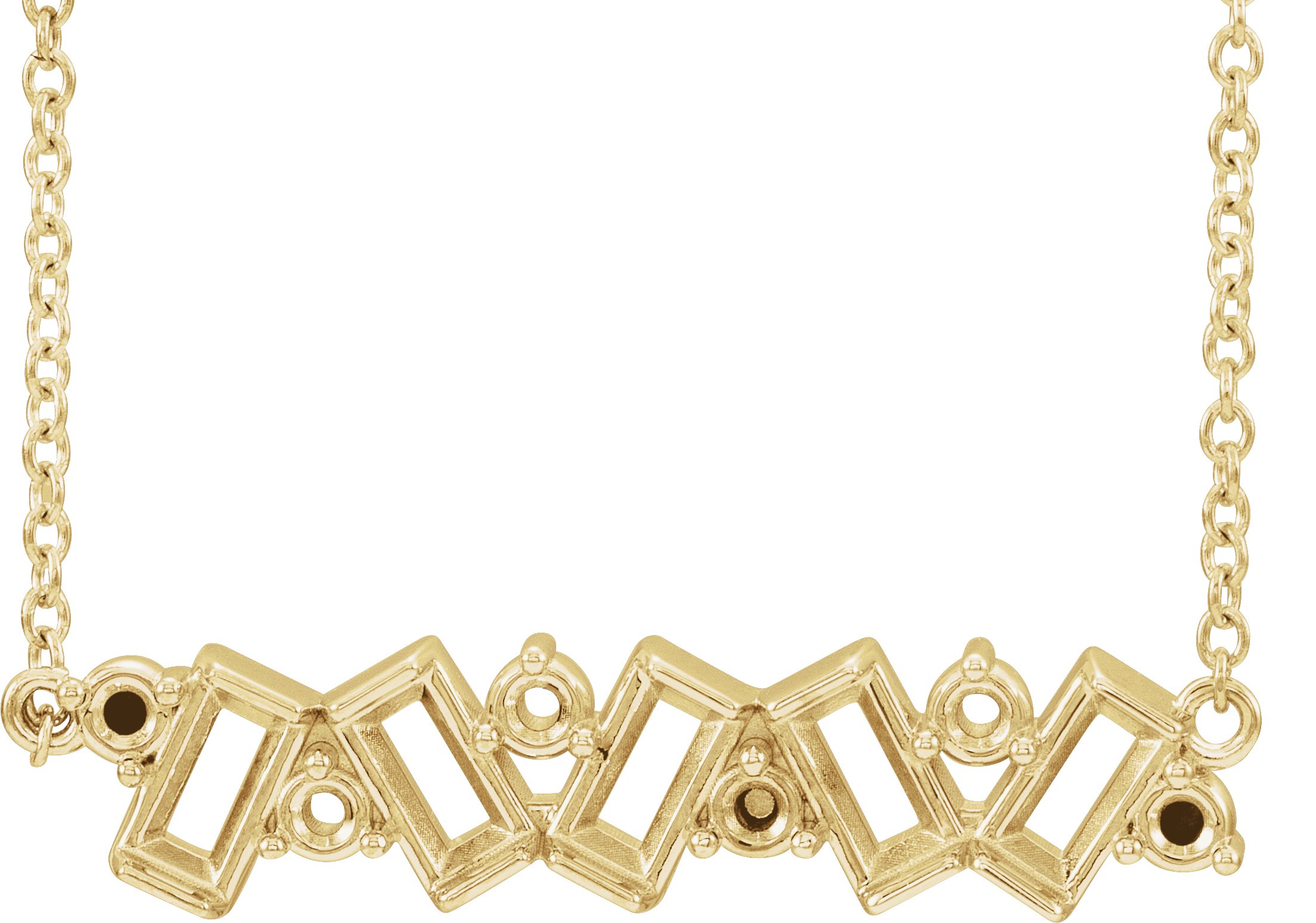 Family Bar Necklace or Center