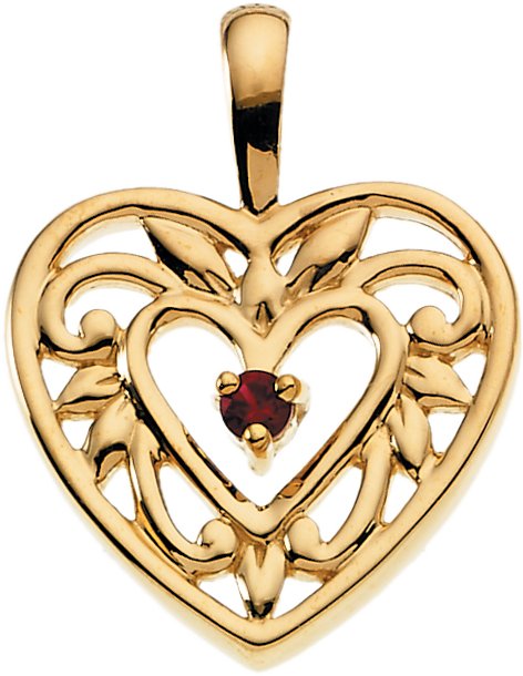 Family Heart Pendant