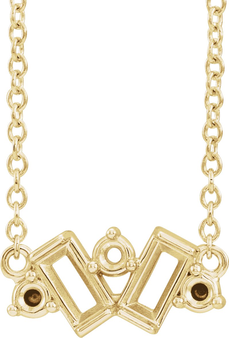 Family Bar Necklace or Center