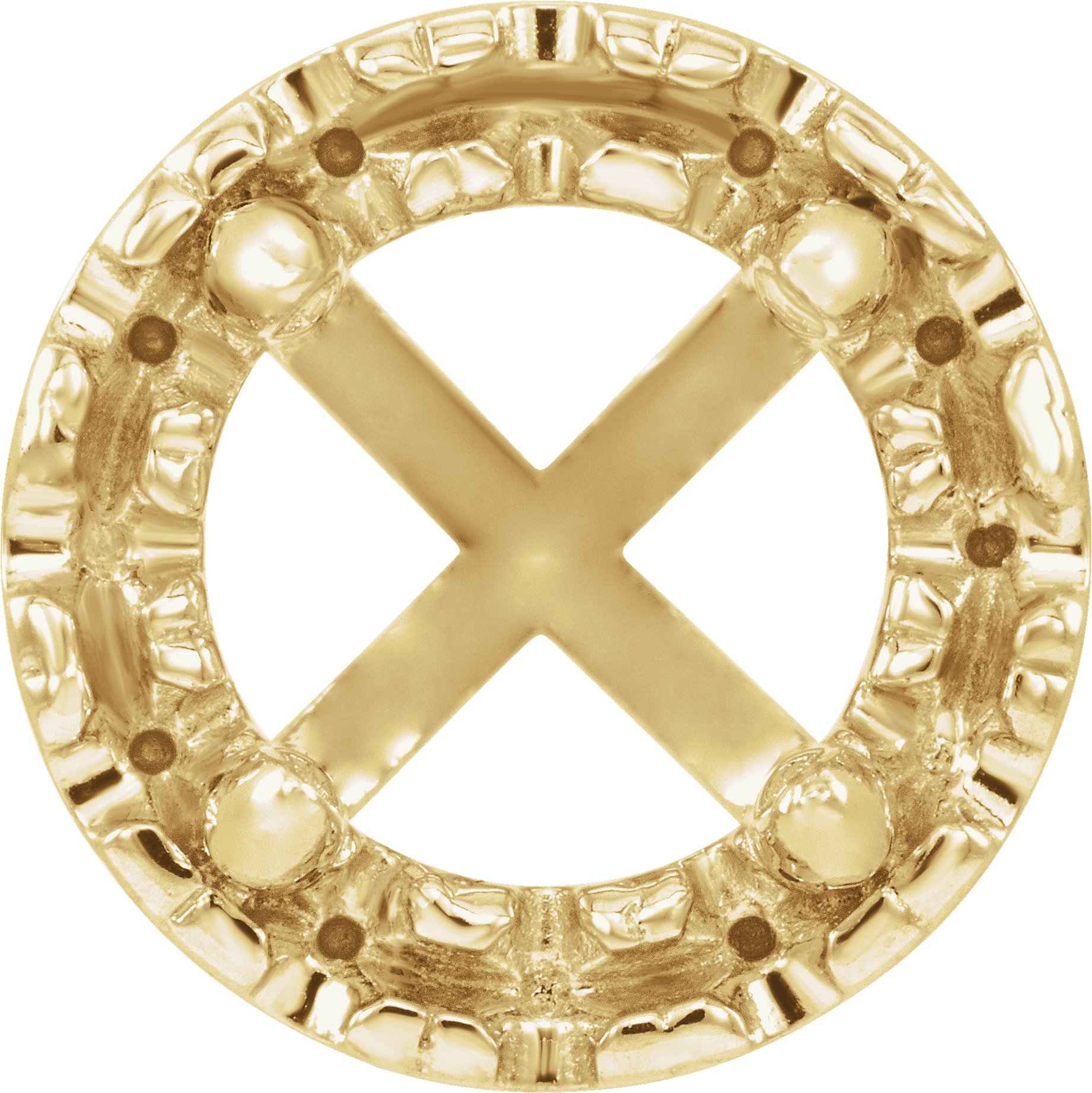 4-Prong Halo-Style Shank Setting