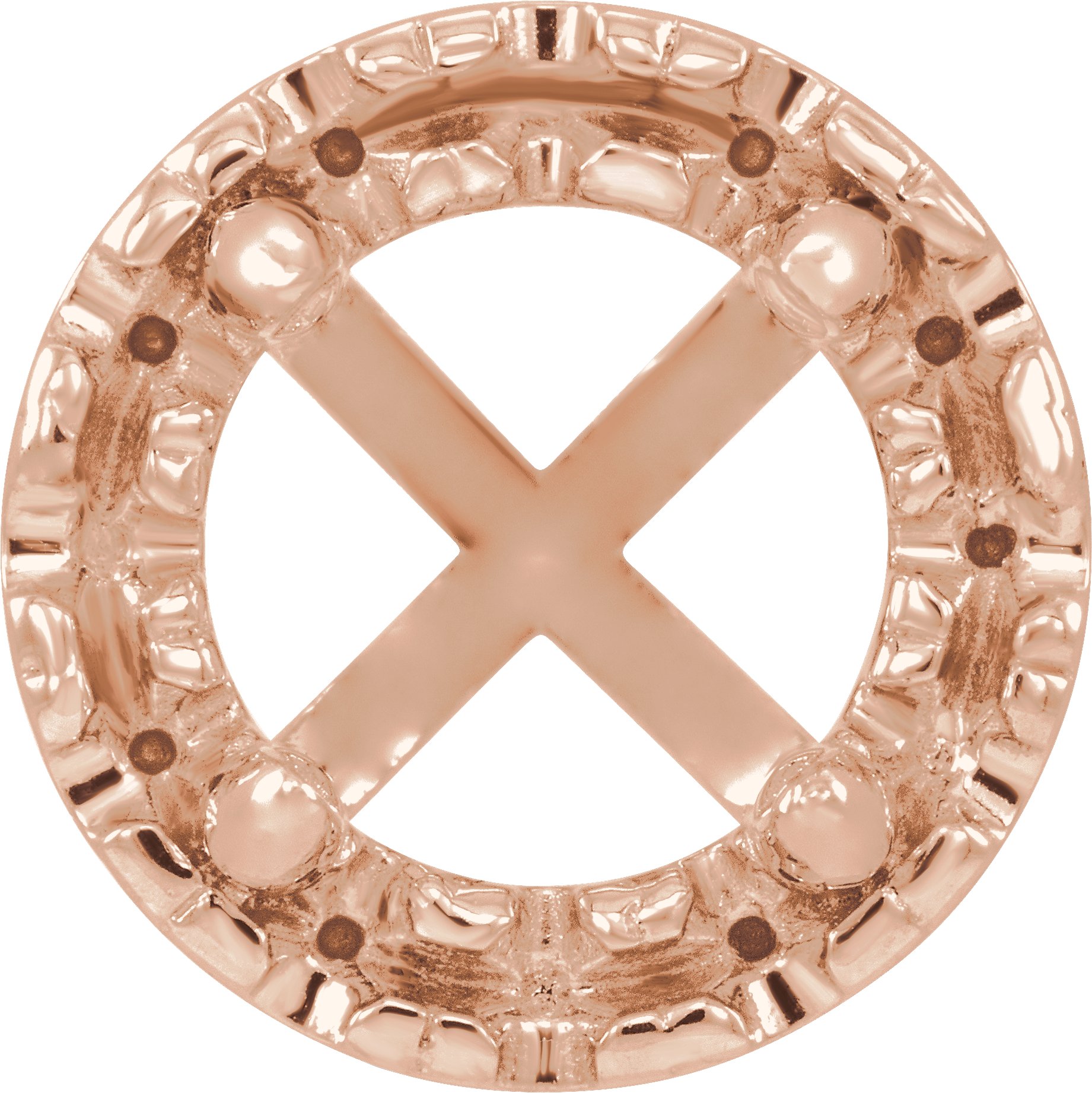 4-Prong Halo-Style Shank Setting