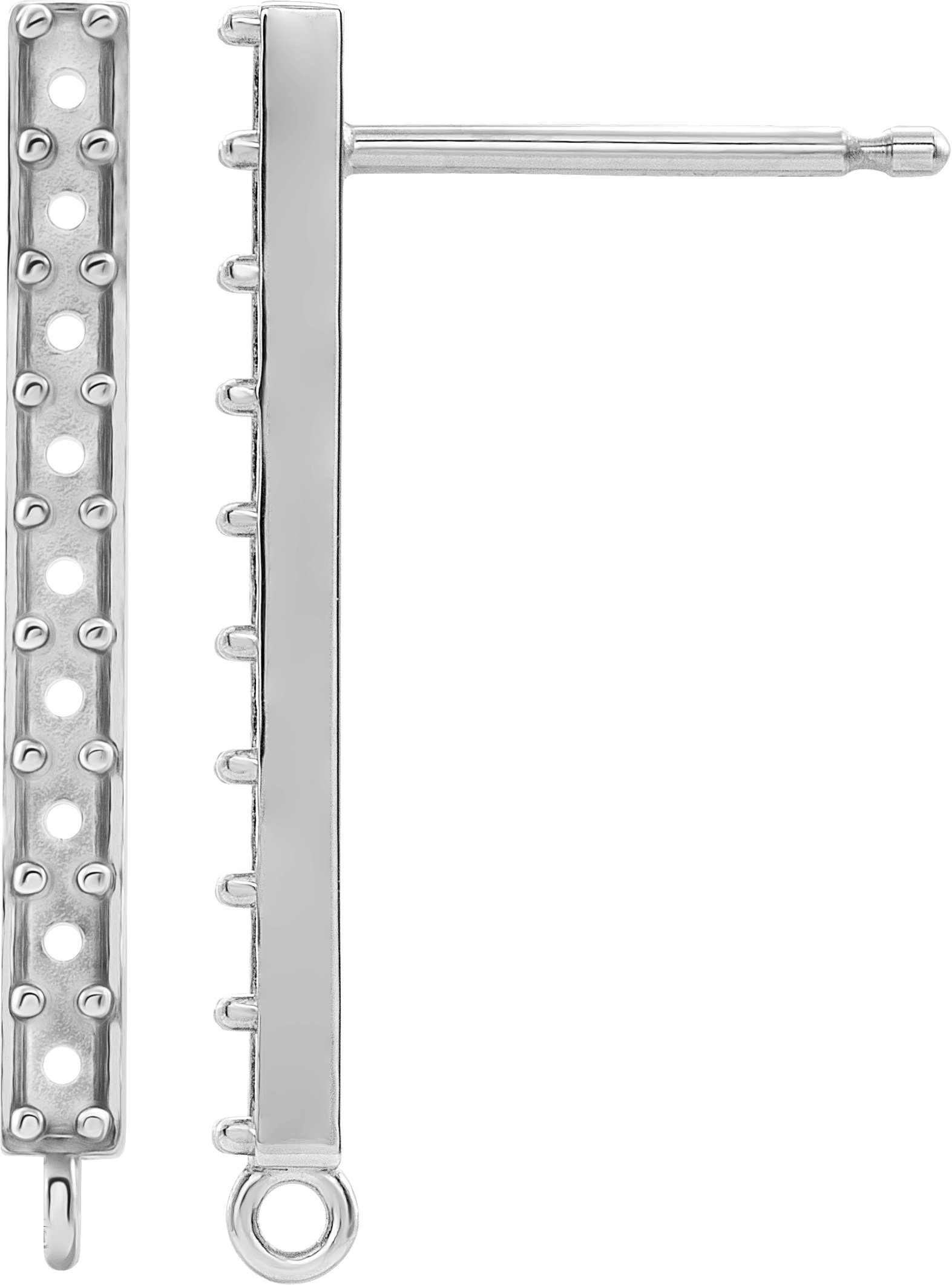 Accented Bar Earring Top