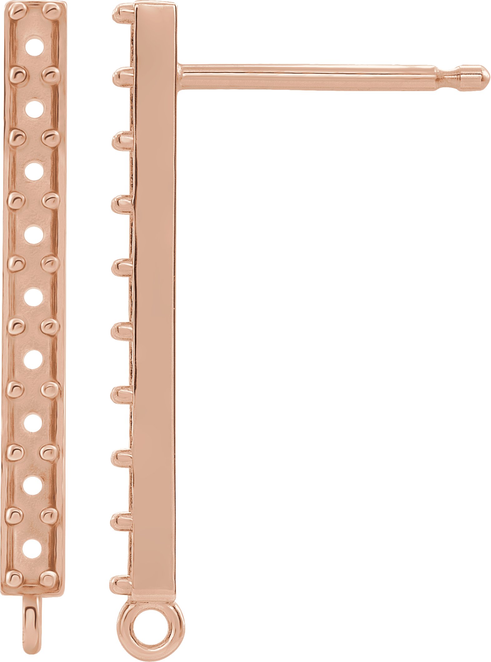 Accented Bar Earring Top