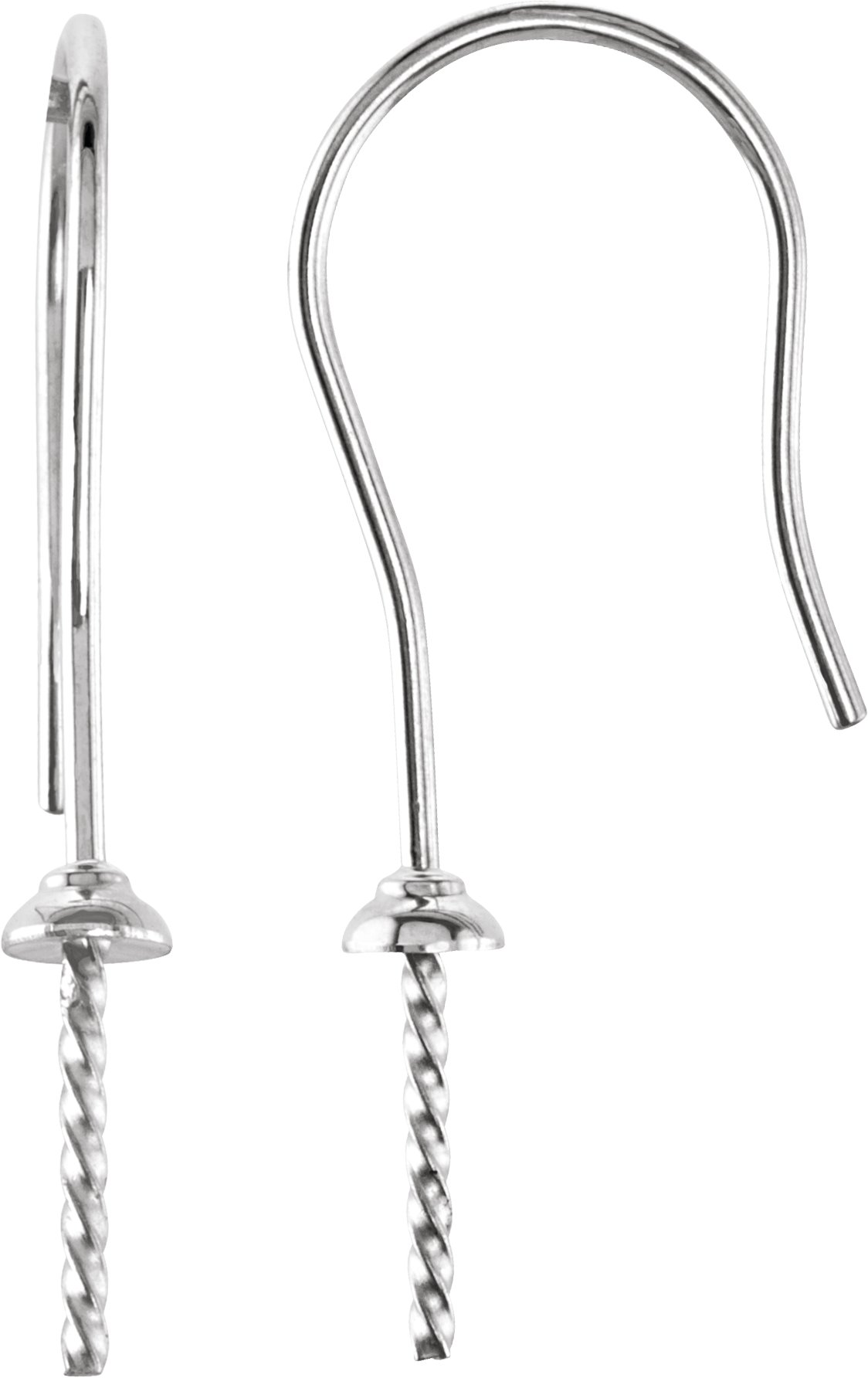 French Wire Pearl Earrings