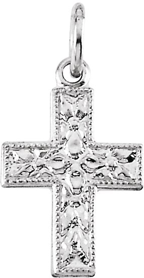 Floral Cross Pendant