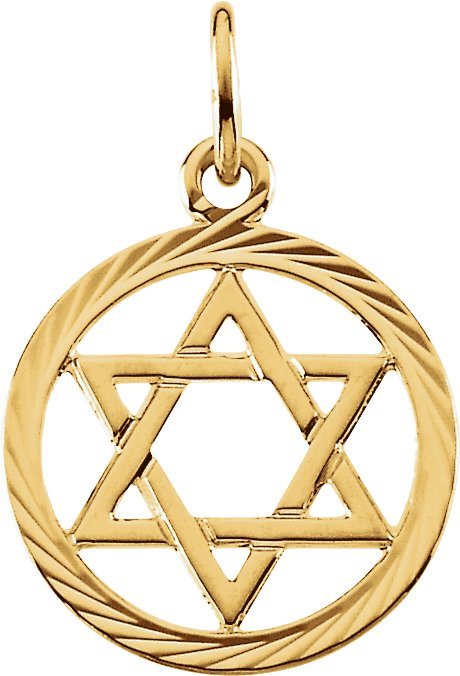 Star of David Pendant 13.25mm Ref 625484