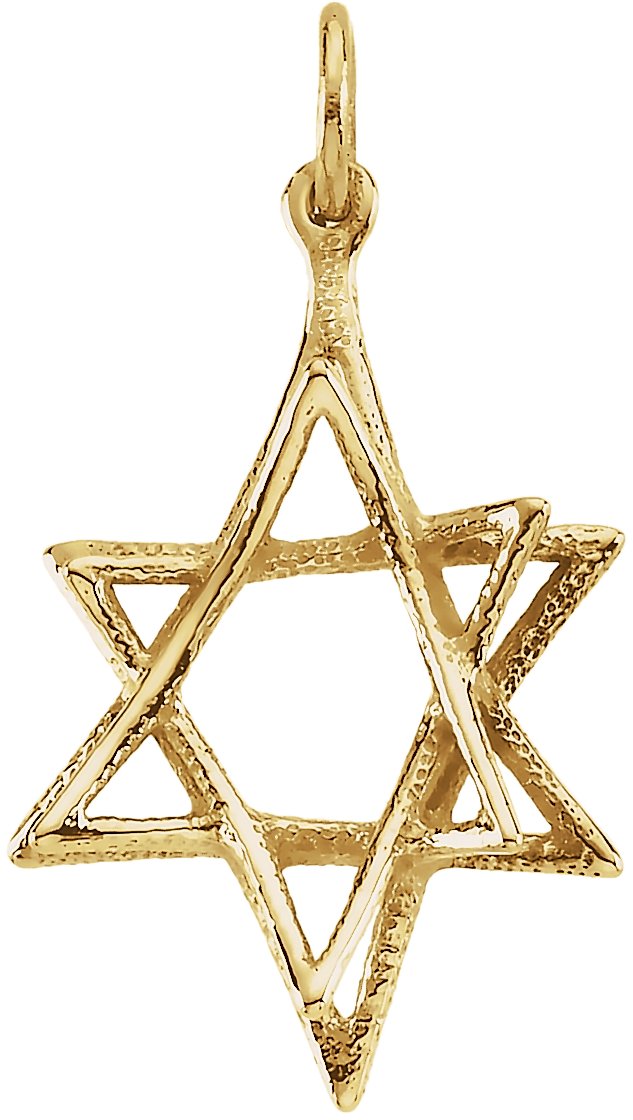 Star of David Pendant 20.75 x 15.25mm Ref 976539