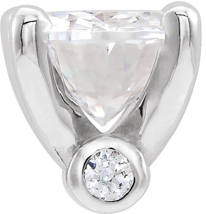 Oval 4-Prong Accented Setting