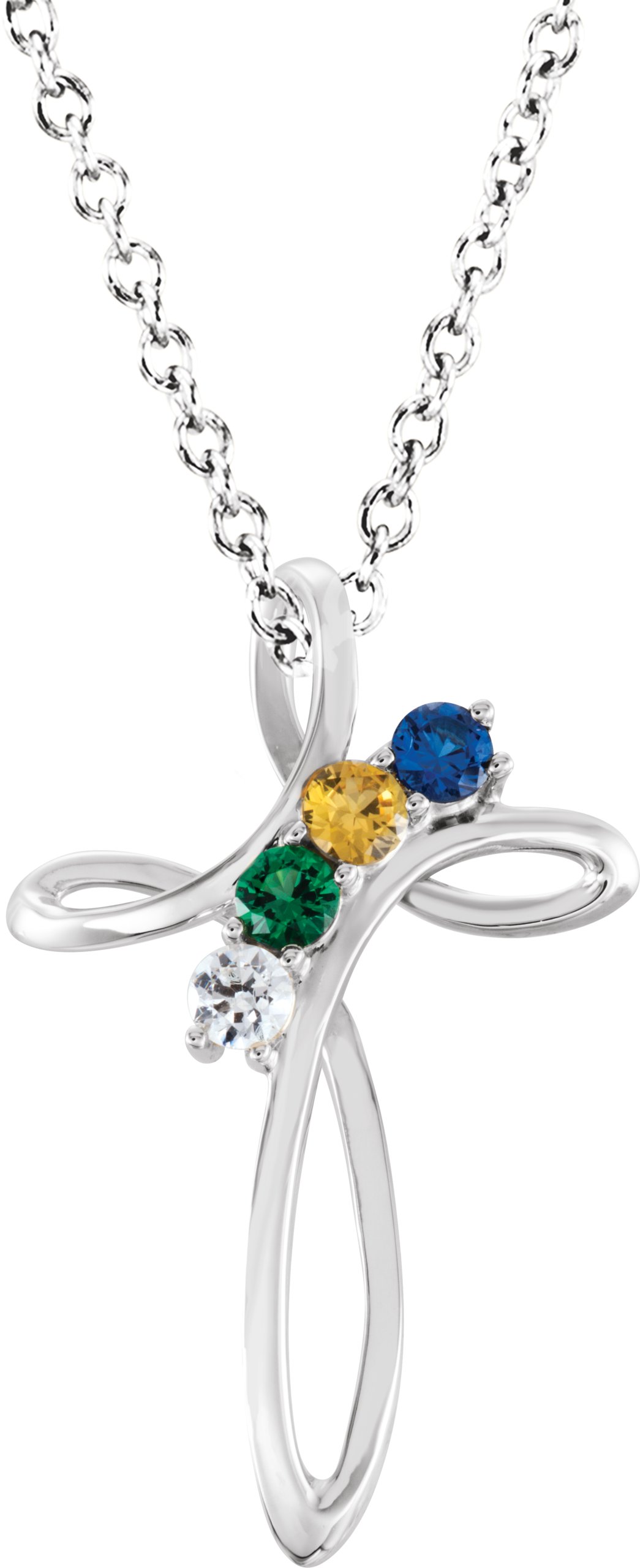Family Cross Necklace or Pendant