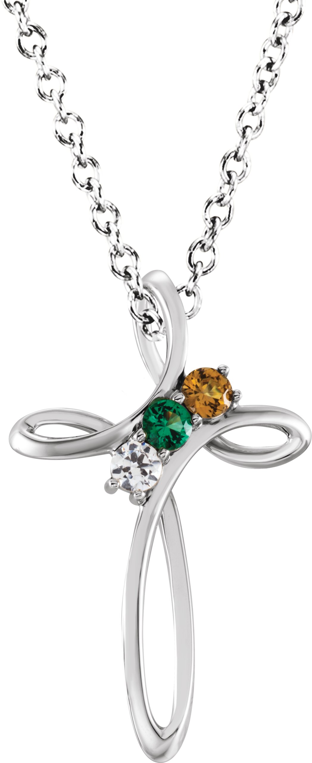 Family Cross Necklace or Pendant