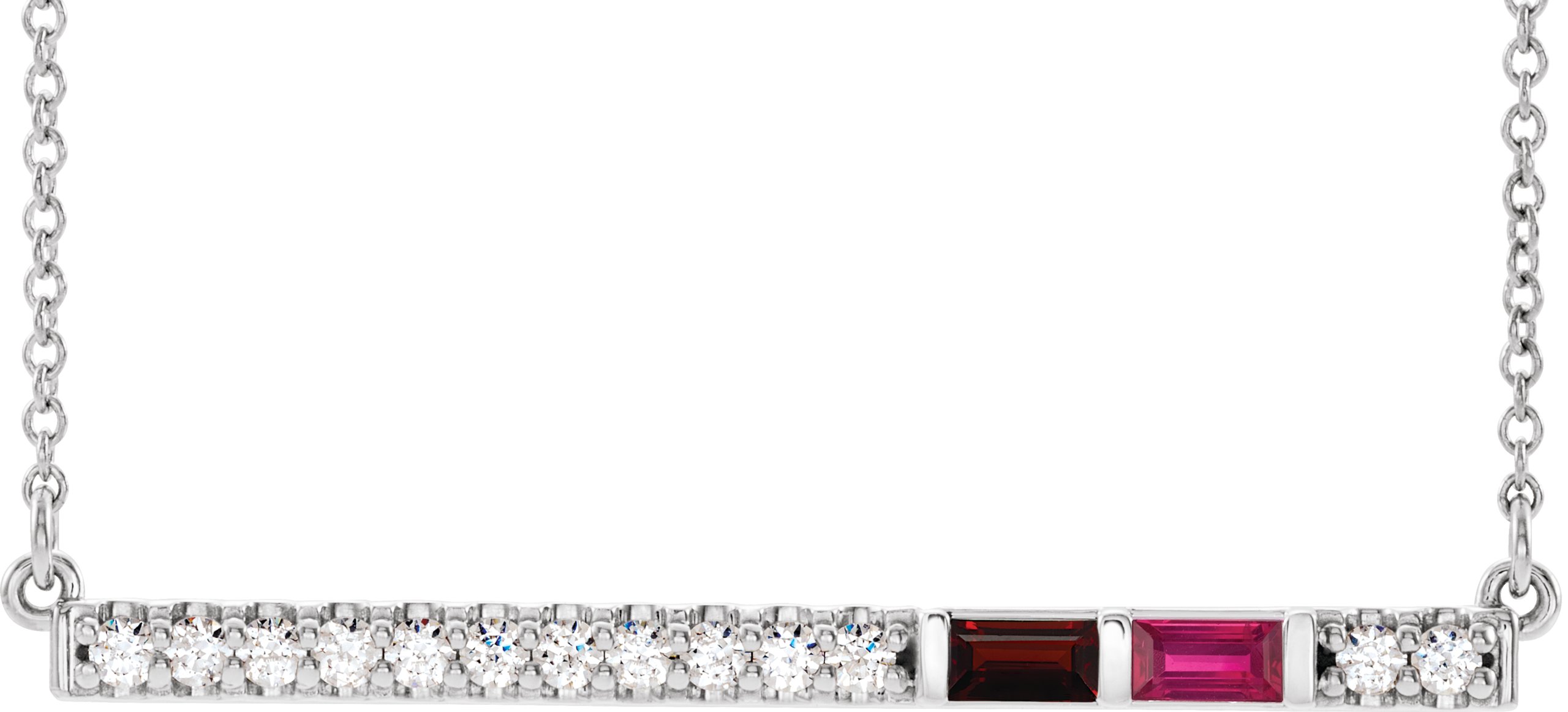 Family Bar Necklace or Center