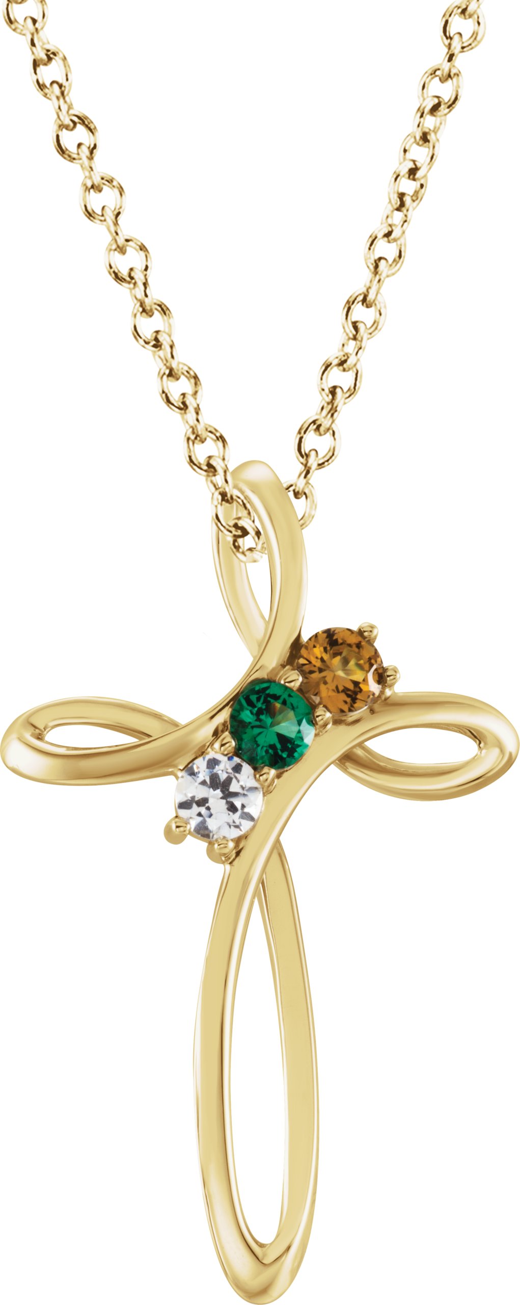 Family Cross Necklace or Pendant