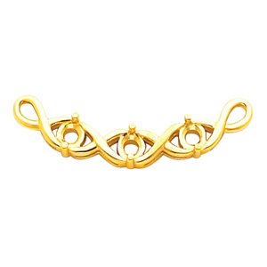 Three-Stone Necklace Center