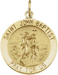 St. John The Baptist Medal Ref 168331