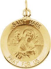 Round St. Mark Medal 15mm Ref 838178