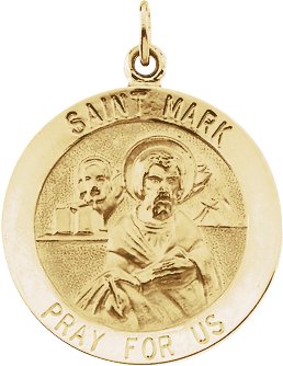 St. Mark Medal Necklace or Pendant