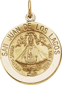 Round San Juan de Los Lagos Medal 15mm Ref 831917