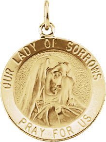 Our Lady of Sorrows Medal 14.5mm Ref 628791