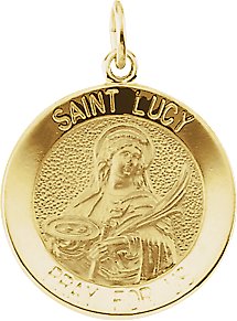 St. Lucy Medal 18.25mm Ref 105672