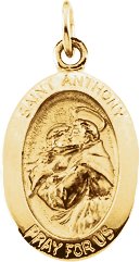 St. Anthony of Padua Medal 15 x 11mm Ref 939472