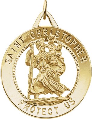 St. Christopher Medal 25mm Ref 677469